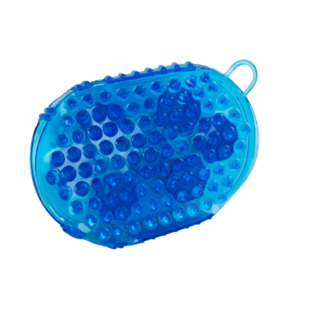 Brosse magnétique massage Bleu - 3