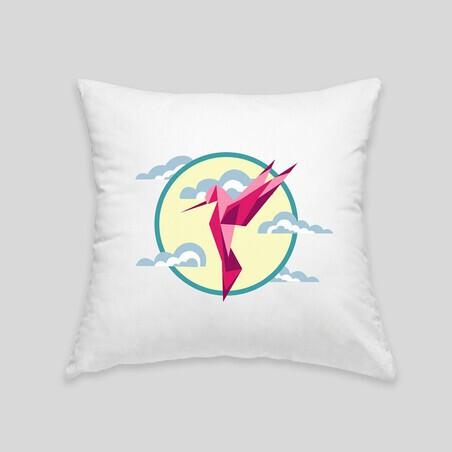 Coussin colibri - 2