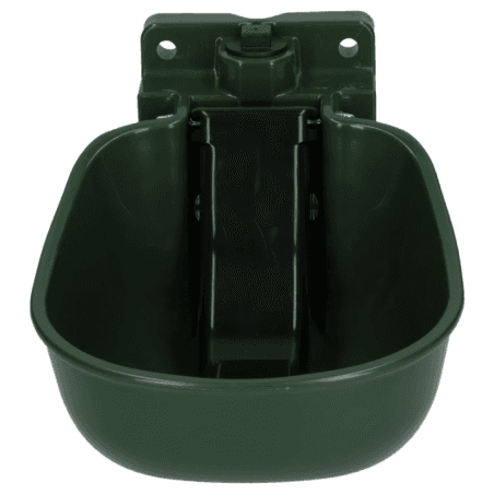 Abreuvoir plastique avec cuillère vert - 1