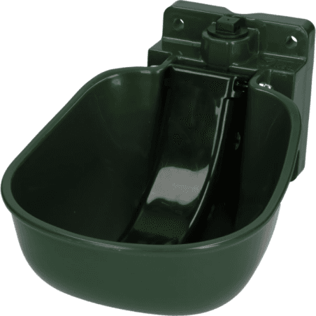 Abreuvoir plastique avec cuillère vert - 2