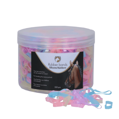 Excellent Horse Rubber Bands Silicone Rainbow Multicolore - 1
