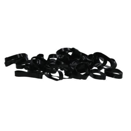 Excellent Horse Elastiques Silicone Noir pour Tressage - 2