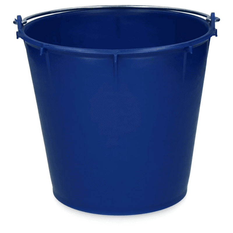 Seau 7 l avec anse Vplast bleu foncé