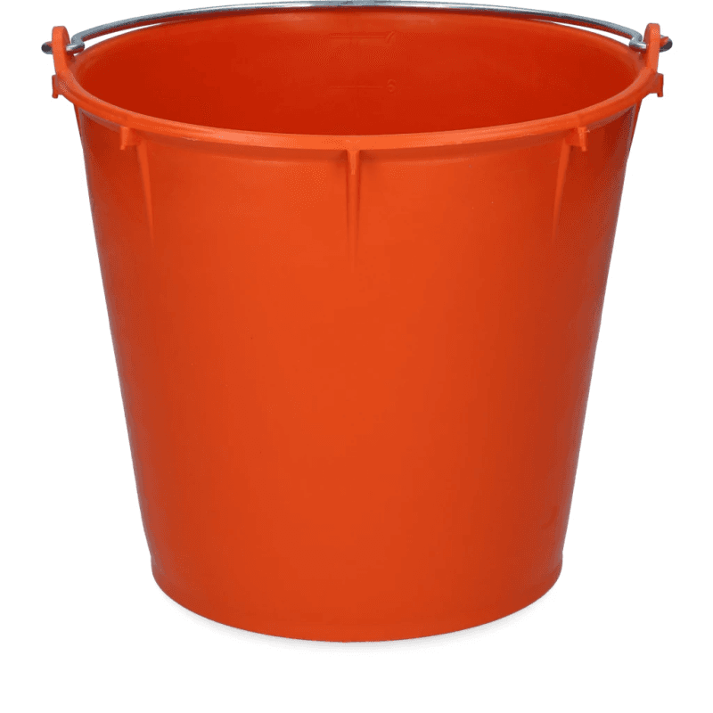 Seau 7 l avec anse Vplast Orange