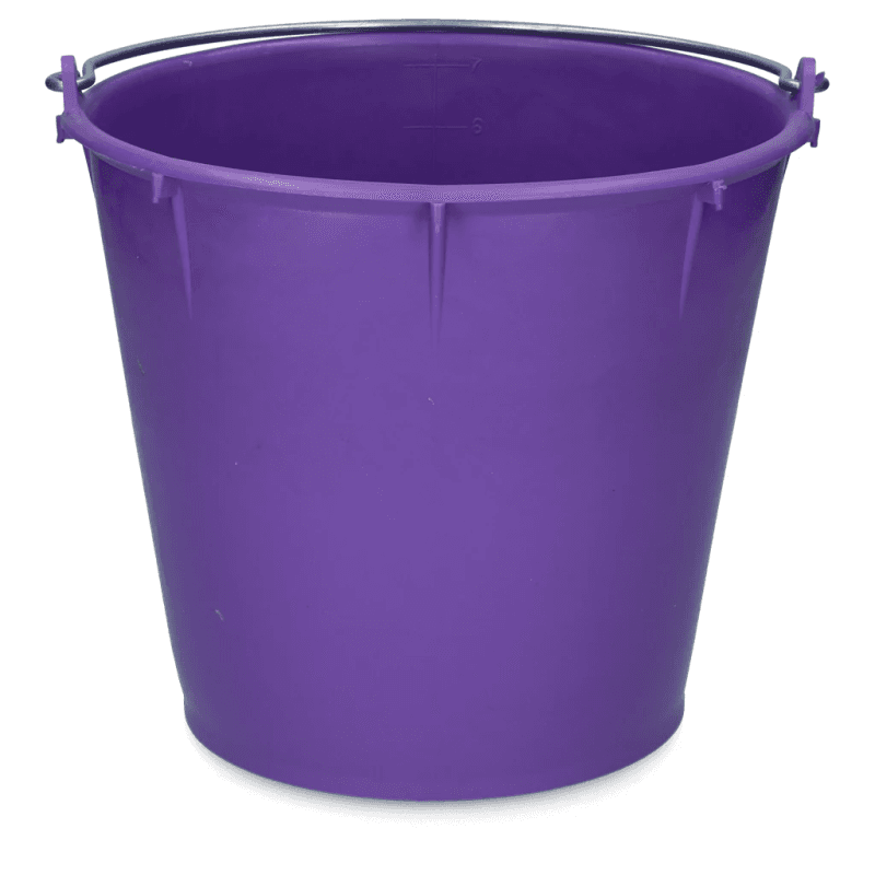 Seau 7 l avec anse Vplast violet
