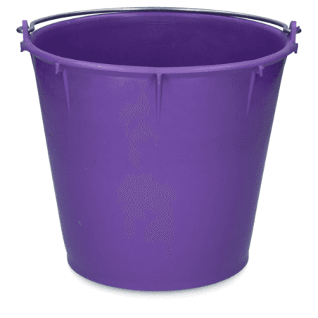 Seau 7 l avec anse Vplast violet - 1