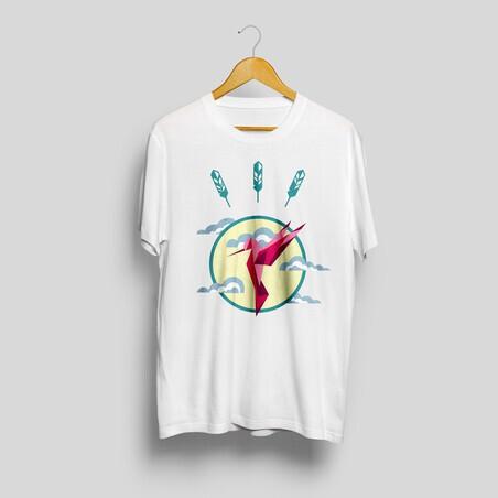 T-shirt imprimé colibri - 2