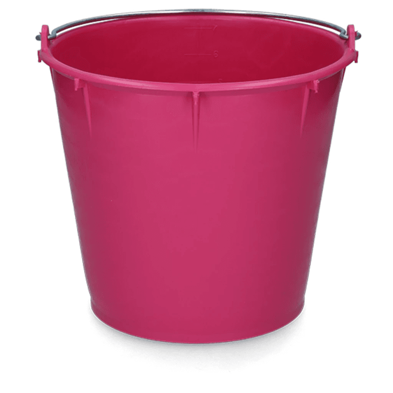 Seau 7 l avec poignée Vplast Rose