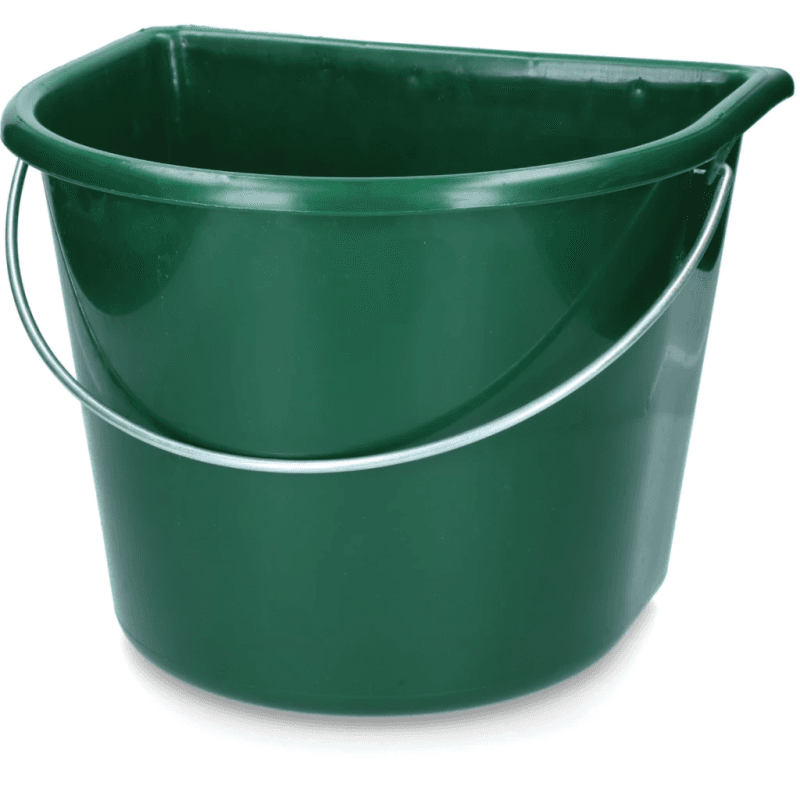 Seau avec côté plat 15 l Vplast Vert