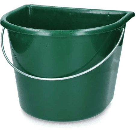Seau avec côté plat 15 l Vplast Vert - 1