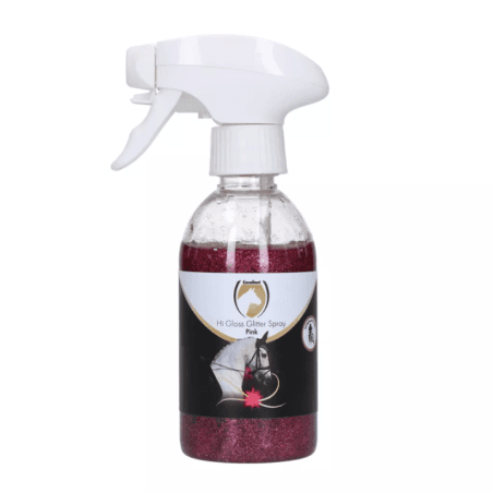 Excellent Horse Hi Gloss Glitter Spray Rose 250 ml - 1