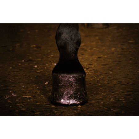 Excellent Horse Hi Gloss Glitter Hoof Polish Rose 150 ml - 2