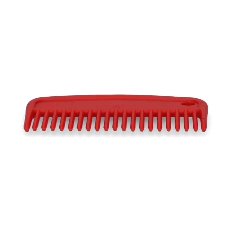 Peigne crinière 100 mm rouge Vplast