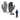 Gants chauffants tactile USB